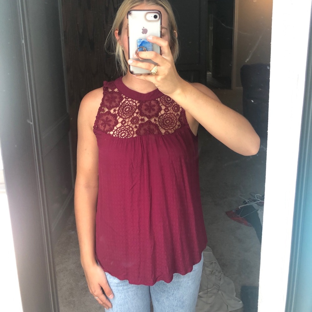 Maroon top - Picture 2 of 2